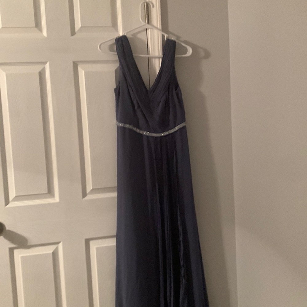 Dusty blue mother of son dress